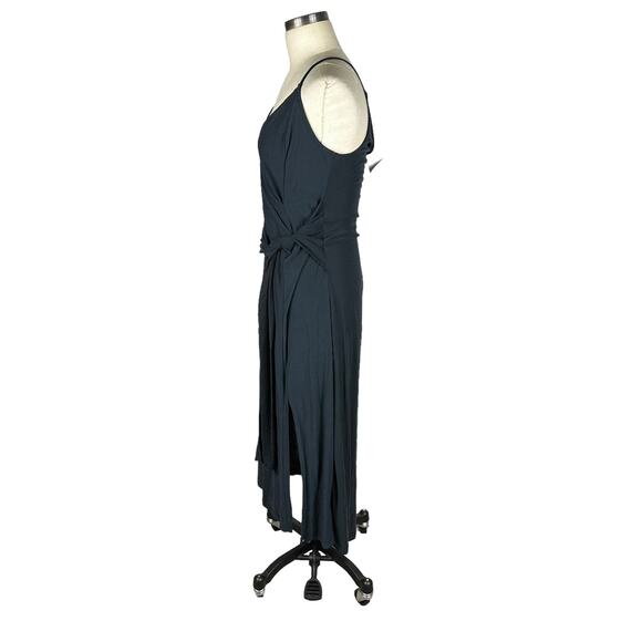 LUSH Twist Modal Maxi Dress Women's Large Black L NWT Classic - Picture 2 of 8